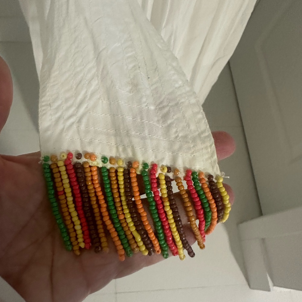 FARM Rio White Skirt with Colorful Tag - Picture 5 of 6